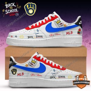 MLB x Back To School Custom Air Force 1 Sneakers