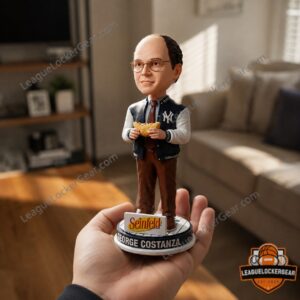 New York Yankees Seinfeld George Costanza Calzone Bobblehead 2026 Giveaway - lower body and base