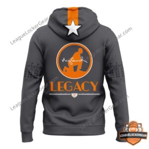 Neyland Legacy Texas Tech Football Hoodie - back view of hoodie with star and front view of another