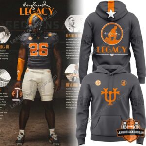 Neyland Legacy Texas Tech Football Hoodie - full product display with player and two hoodie views