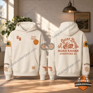 Noah Kahan The Great Divide Strafford VT Hoodie - front and back display