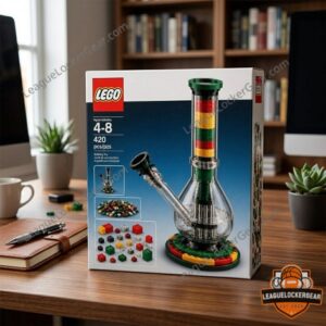 Novelty LEGO Bong Water Pipe Building Brick Set - photo 2