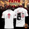 Ohio State Buckeyes Faith Family Football 2026 Limited T-Shirt - front and back design