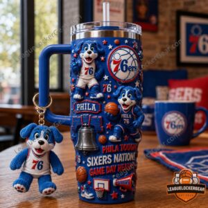 Philadelphia 76ers Sixers Nation Tumbler Plush Toy - full product view