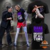 Phoenix Mercury Diana Taurasi Greatest of All Time T-Shirt - two designs displayed with players