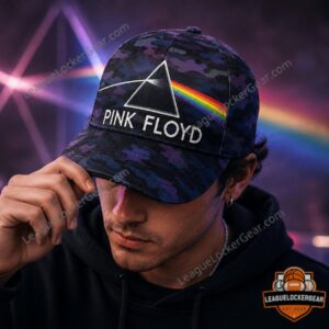 Pink Floyd Dark Side Prism Camo Psychedelic Rock Cap - photo 2