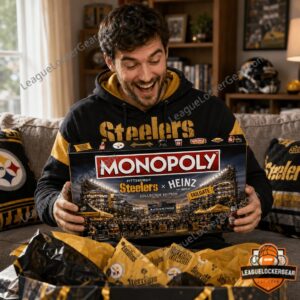 Pittsburgh Steelers Heinz Collector Edition Tailgate Monopoly game box and collector's tin