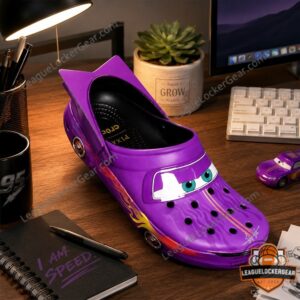 Pixar Cars Ramone Character Crocs Clogs 2026 - close-up of the heel and interior logo