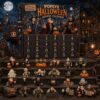 Popeye Halloween 2026 Advent Calendar - full view with all collectible figures displayed on steps
