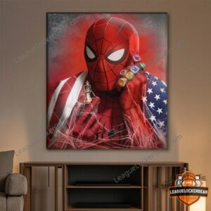 Spider-Man Avengers Endgame Infinity Gauntlet Chess King Canvas - photo 2