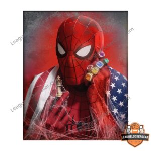 Spider-Man Avengers Endgame Infinity Gauntlet Chess King Canvas - photo 3