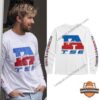 Ryan Gosling Union IATSE Strong Long Sleeve Shirt worn by a man and as a flat lay