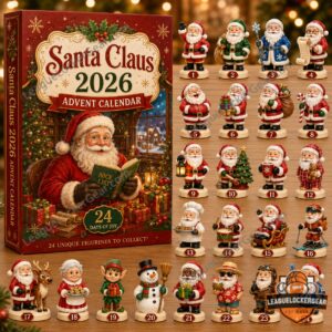 Santa Claus 2026 Advent Calendar 24 Unique Figurines - full set with box and all figures
