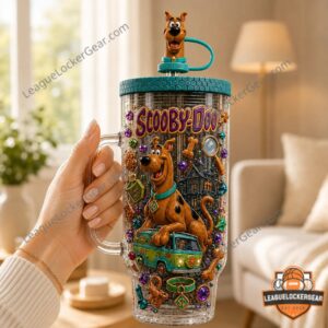 Scooby-Doo Collector Mystery Tumbler With Handle - lid and collector box detail