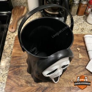 Scream Ghostface Halloween 2026 Trick or Treat Candy Bucket - lower half of mask and bucket base