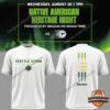 Seattle Storm Native American Heritage Night T-Shirt - front and back views displayed together