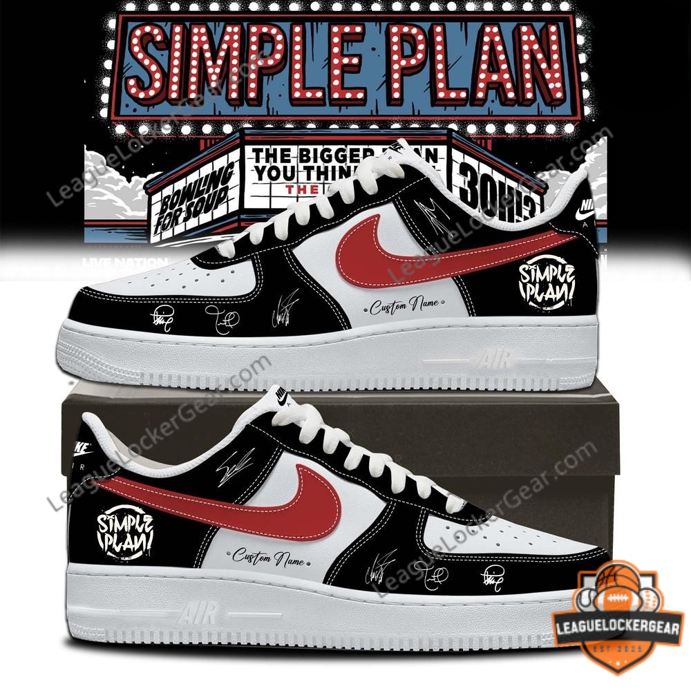 Simple Plan The Bigger You Think The Better It Is Tour Sneakers