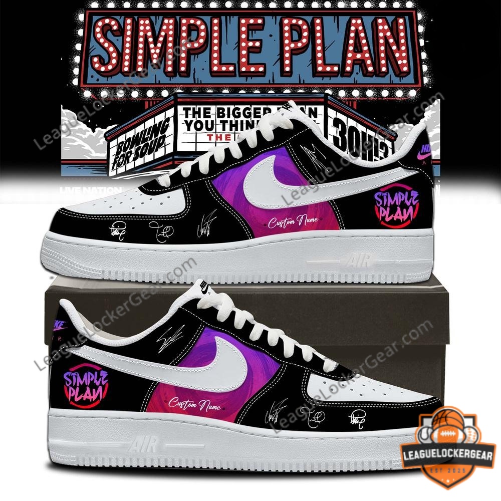 Simple Plan The Bigger You Think The Better It Is Tour Sneakers