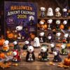 Snoopy Halloween Advent Calendar 2026 with all 24 collectible figurines displayed