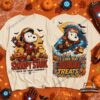 Snoopy Iron Man Halloween Crossover T-Shirt - front and back display