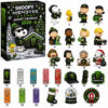 Snoopy Monster Energy Peanuts Characters Christmas Advent Calendar 2026 collectibles box with assorted