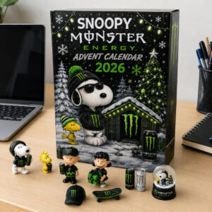Snoopy Monster Energy Peanuts Characters Christmas Advent Calendar 2026 Collectibles - photo 4