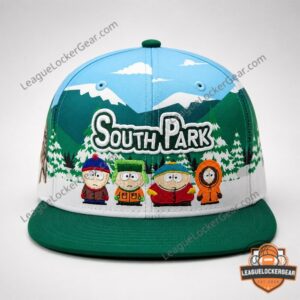 South Park Characters 2026 New Era Hat - close-up of right side