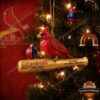 St. Louis Cardinals 145th Anniversary 1882-2027 Christmas Ornament - hanging on a decorated tree