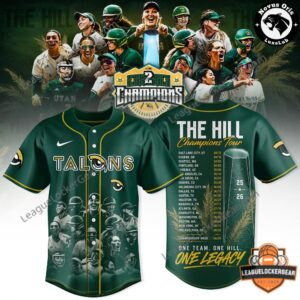 Talons The Hill Back To Back Champions Tour 2026 Baseball Jersey