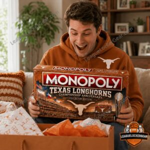 Texas Longhorns Championship Anniversary Monopoly Board Game - photo 2