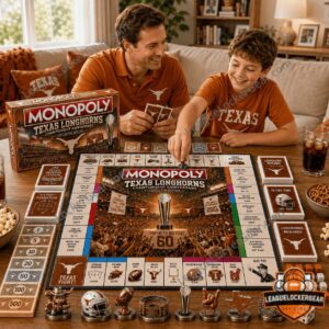 Texas Longhorns Championship Anniversary Monopoly Board Game - photo 3