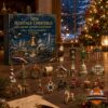 US Heritage 250th Anniversary 2026 Christmas Ornament Advent Calendar - full set display