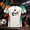 Venezia FC Cynar Spritz Away Kit 2026-27 Football Jersey - full view with ball and scarf