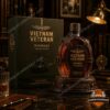Vietnam Veteran Legacy Edition Whiskey Decanter Bottle with display box and glass