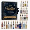 Vodka 2026 Advent Calendar 24 Miniatures - full product view with all bottles