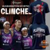 Washington Mystics WNBA Playoffs Clinched 2026 T-Shirt - collage with players and two shirt designs
