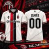 AC Milan x Chrome Hearts Polo Jersey 2026 - front and back views