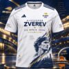 Alexander Zverev US Open 2026 Champion Jersey - front view with portrait graphic