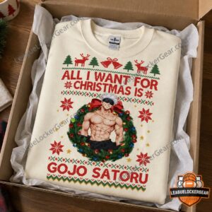 All I Want For Christmas Gojo Satoru Sweatshirt - photo 3