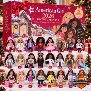 American Girl 2026 24 Unique Characters Advent Calendar - front box artwork