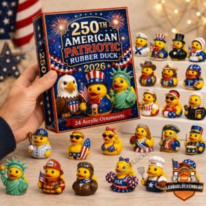 American Patriotic Rubber Duck 250th Anniversary 2026 Advent Calendar - photo 4