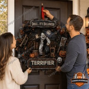 Art the Clown Welcome to Art's Circus Halloween 2026 Decorative Wreath - photo 3