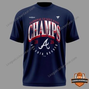 Atlanta Braves 2026 National League East Champions T-Shirt - photo 2