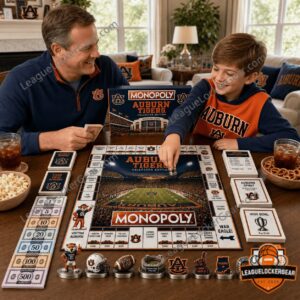 Auburn Tigers Jordan-Hare Stadium 2026 Monopoly Board Game - photo 2