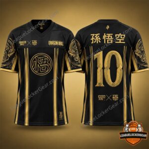 Barcelona Dragon Ball Goku Collaboration Football Jersey - photo 3