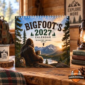Bigfoot 2027 Wilderness Adventure Wall Calendar - photo 3