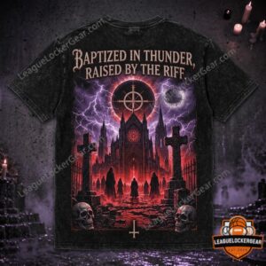 Black Sabbath Baptized in Thunder Halloween 2026 T-Shirt - photo 4