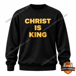 Blake Anderson Christ Is King Southern Miss Football Sweatshirt - front lettering close-up