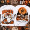 Buc-ee's Halloween Spooky Road Trip 3D T-Shirt front and back design display