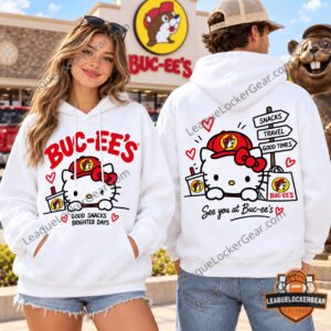Buc-ee's × Hello Kitty Good Snacks Brighter Days Hoodie - photo 2